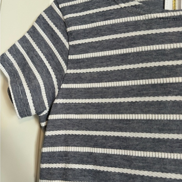 STS Sail To Sable Shift Dress XS Short Sleeve Striped - Picture 5 of 9